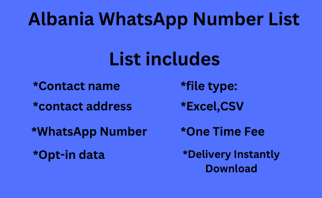 Albania WhatsApp Number List