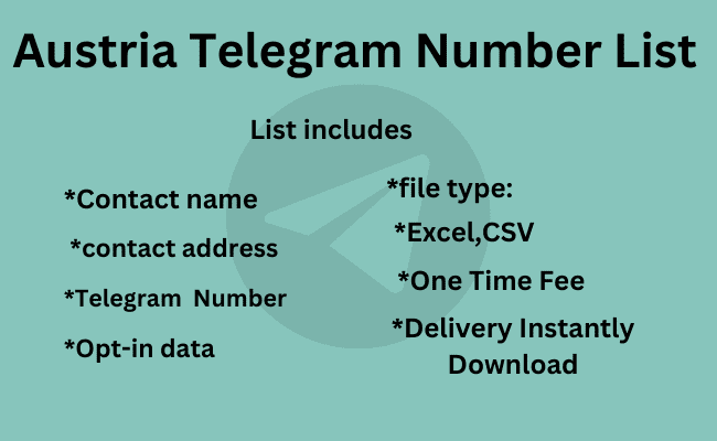 Austria Telegram Number List