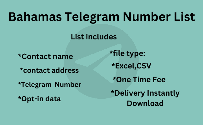 Bahamas Telegram Number List