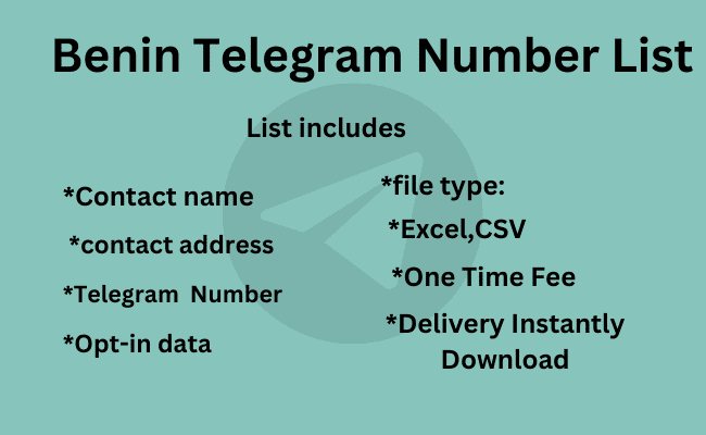 Benin Telegram Number List