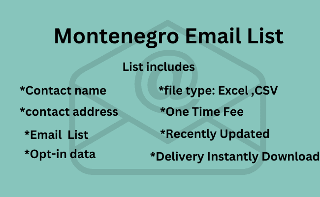 Montenegro Email List