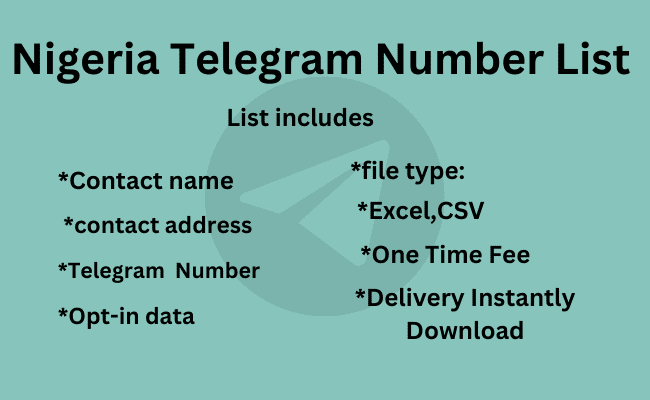 Nigeria Telegram Number List