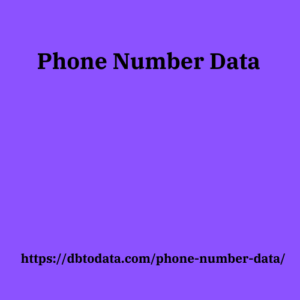 Phone Number Data