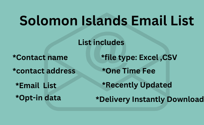 Solomon Islands Email List