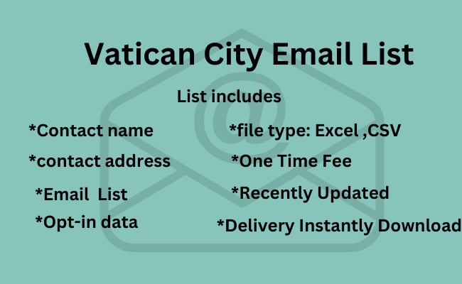 Vatican City Email List