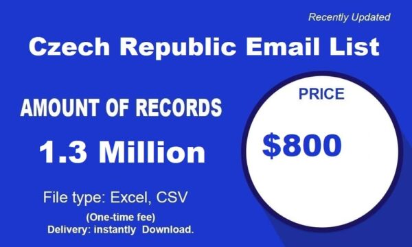 Czech Republic Email Marketing Datas