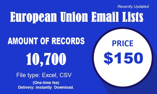 European Union Email Marketing Datas