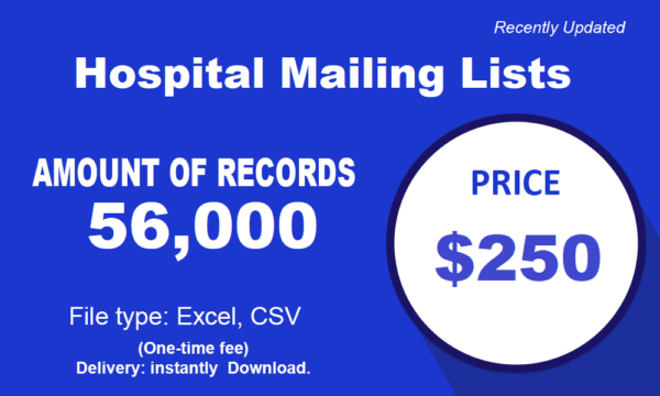 Hospital Mailing Lists