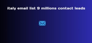 italy email list 9 millions contact leads